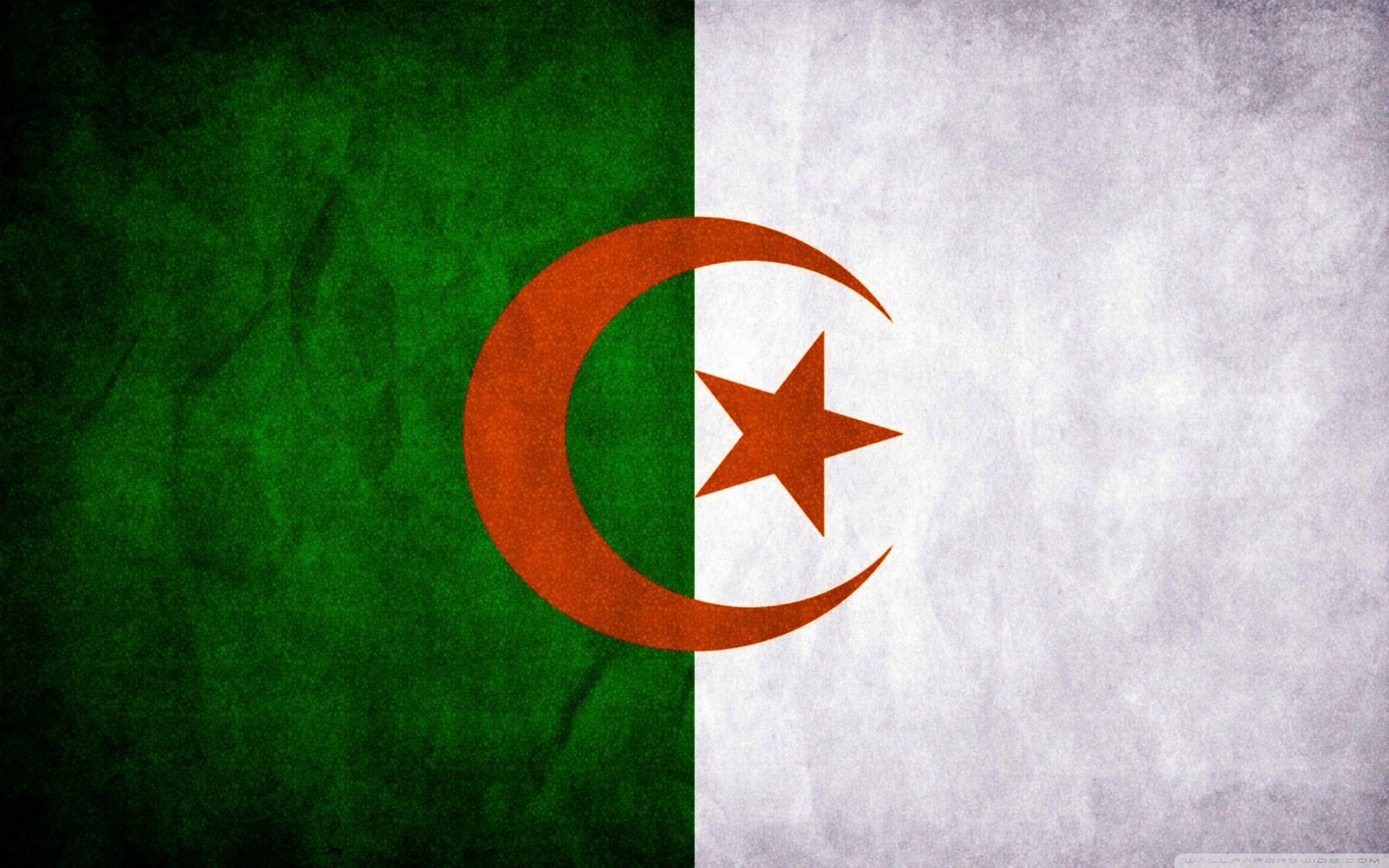Algeria Flag HD desktop wallpaper, High Definition, Fullscreen