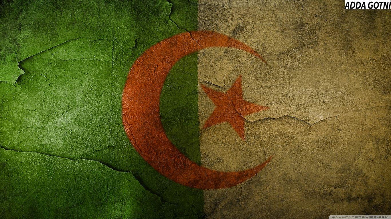 Algeria Flag HD HD desktop wallpaper, High Definition