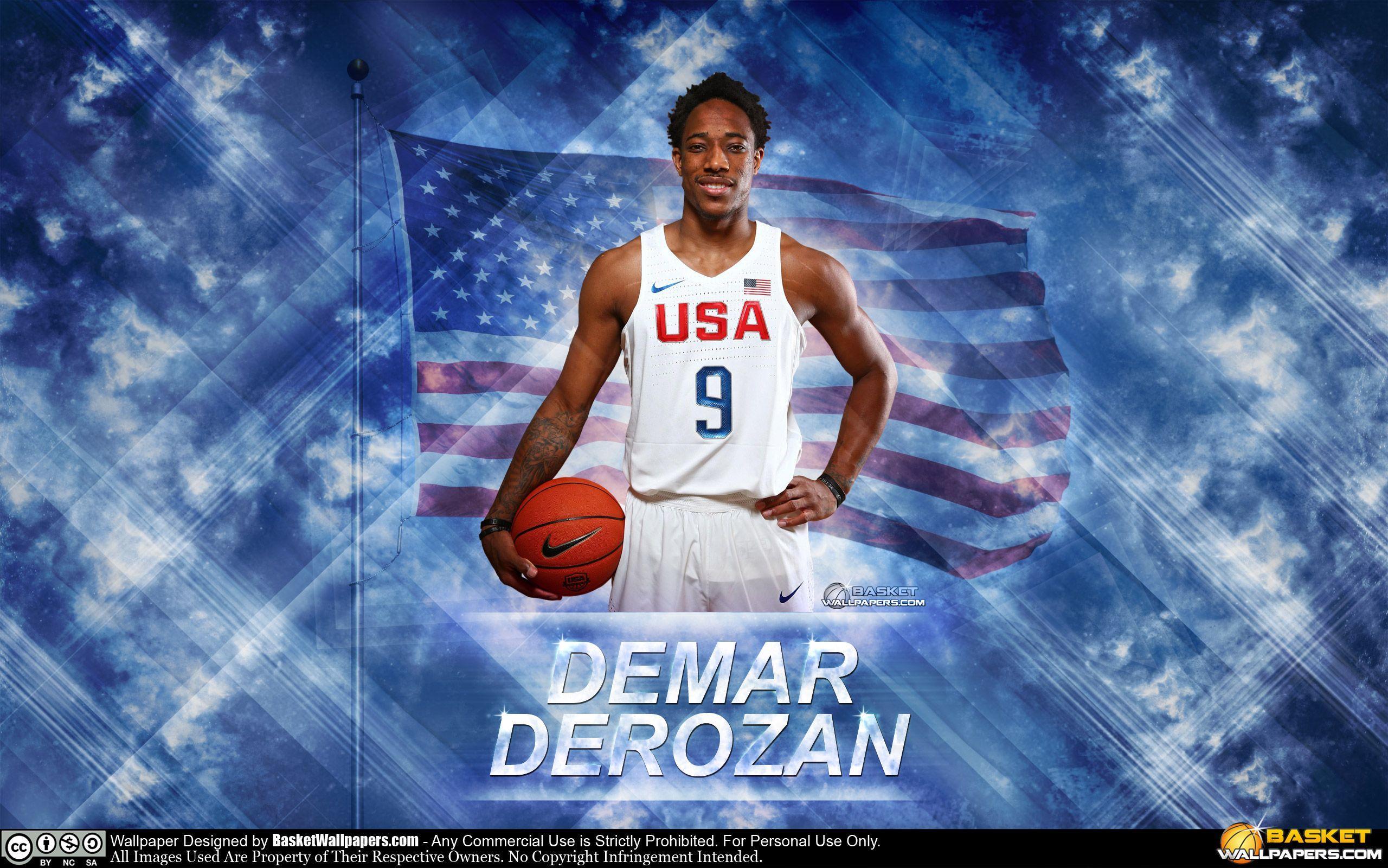 DeMar DeRozan USA 2016 Olympics Wallpaper. Basketball Wallpaper