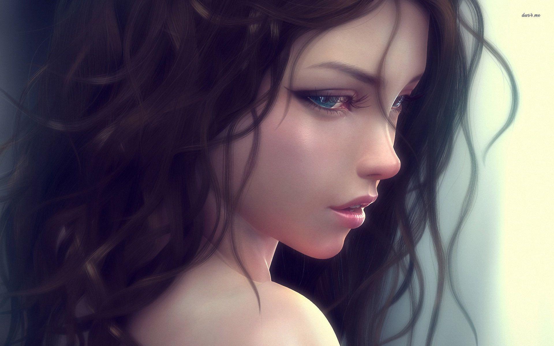 Beautiful Sad Girl Wallpaper Background, Image, Picture
