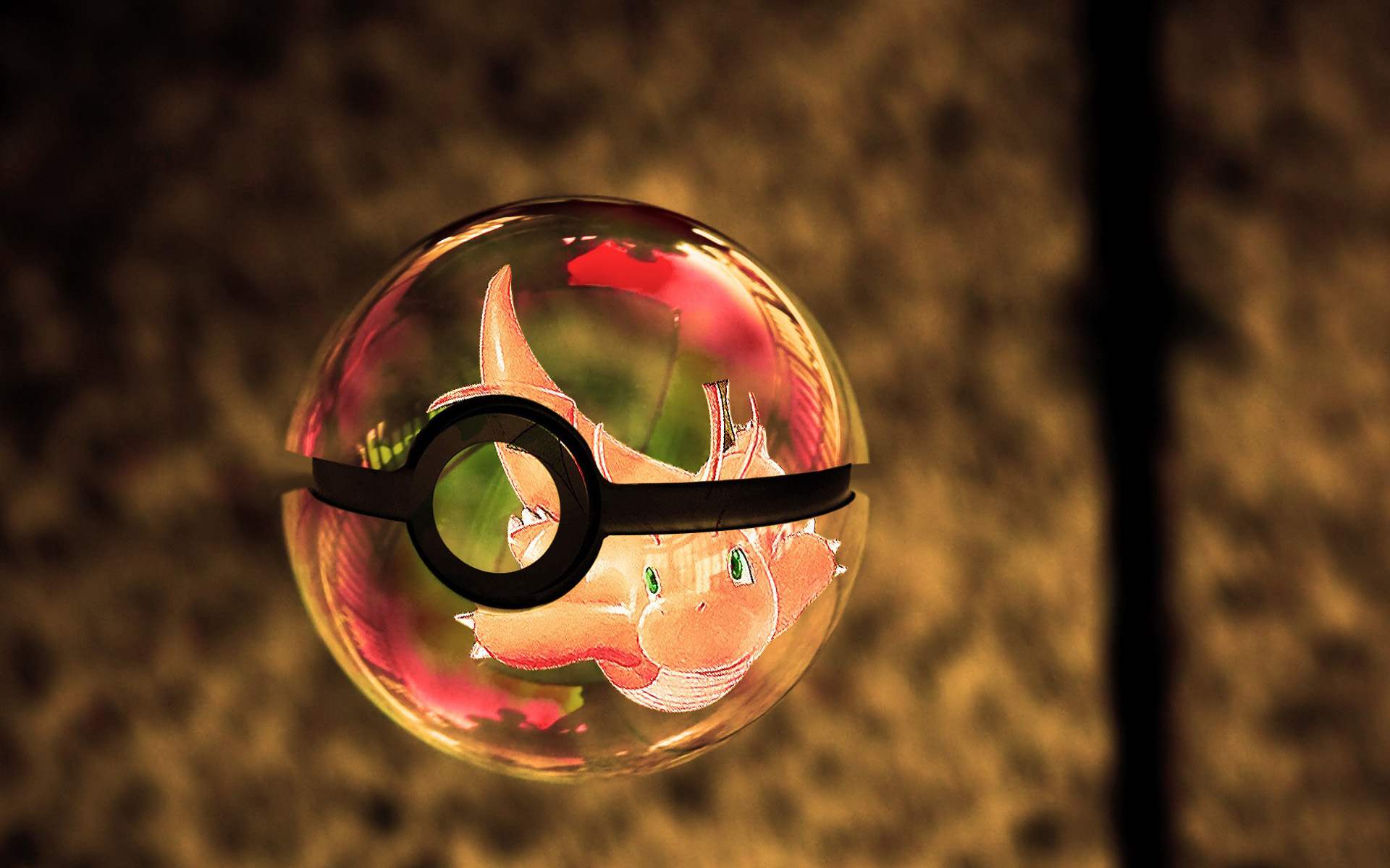 Dragonite Poke Ball - Pokemon Wallpaper