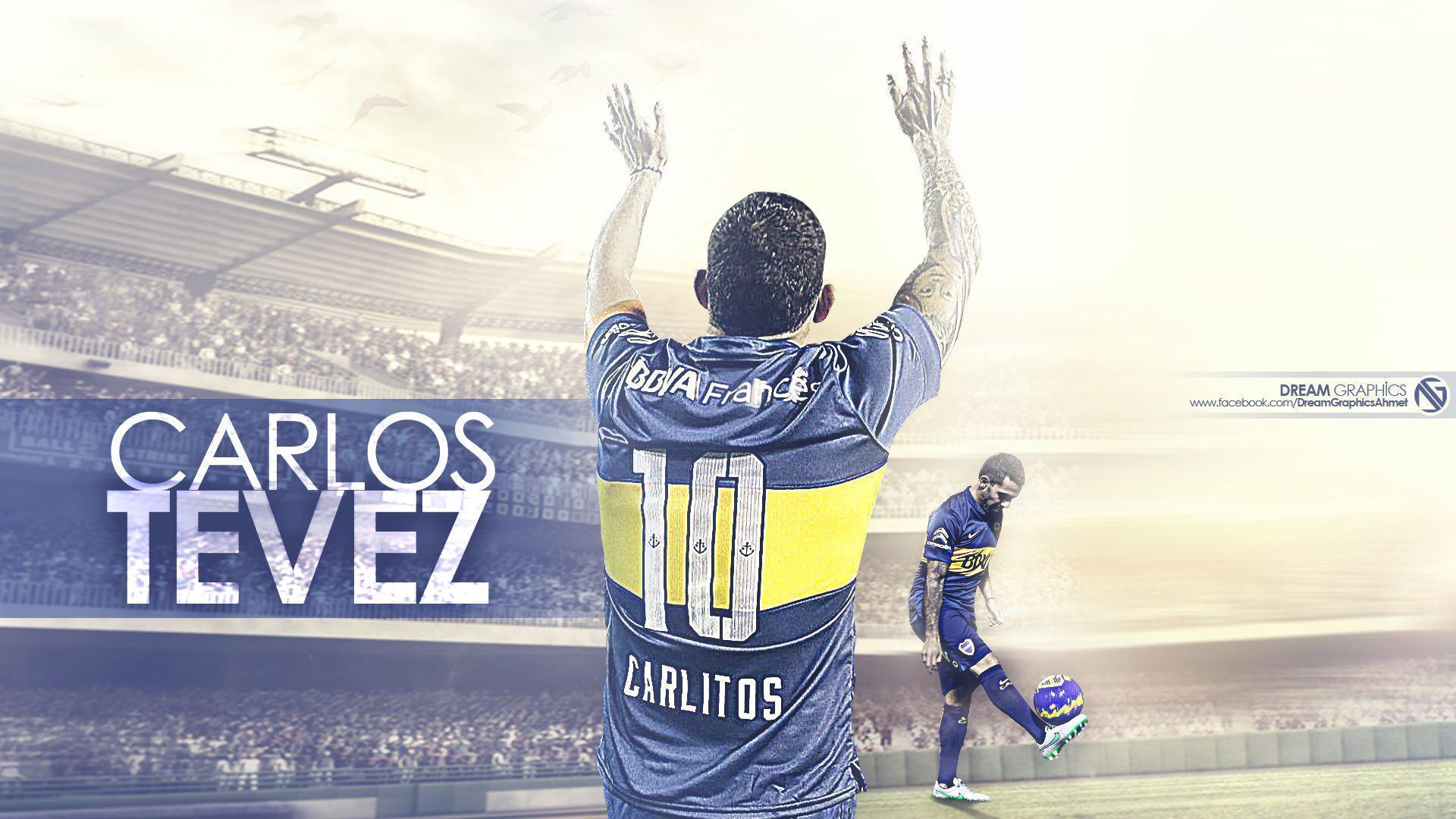 Carlos Tevez Boca Juniors Wallpaper. Football Wallpaper HD