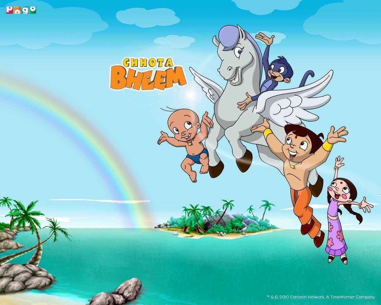 chhota train cartoon