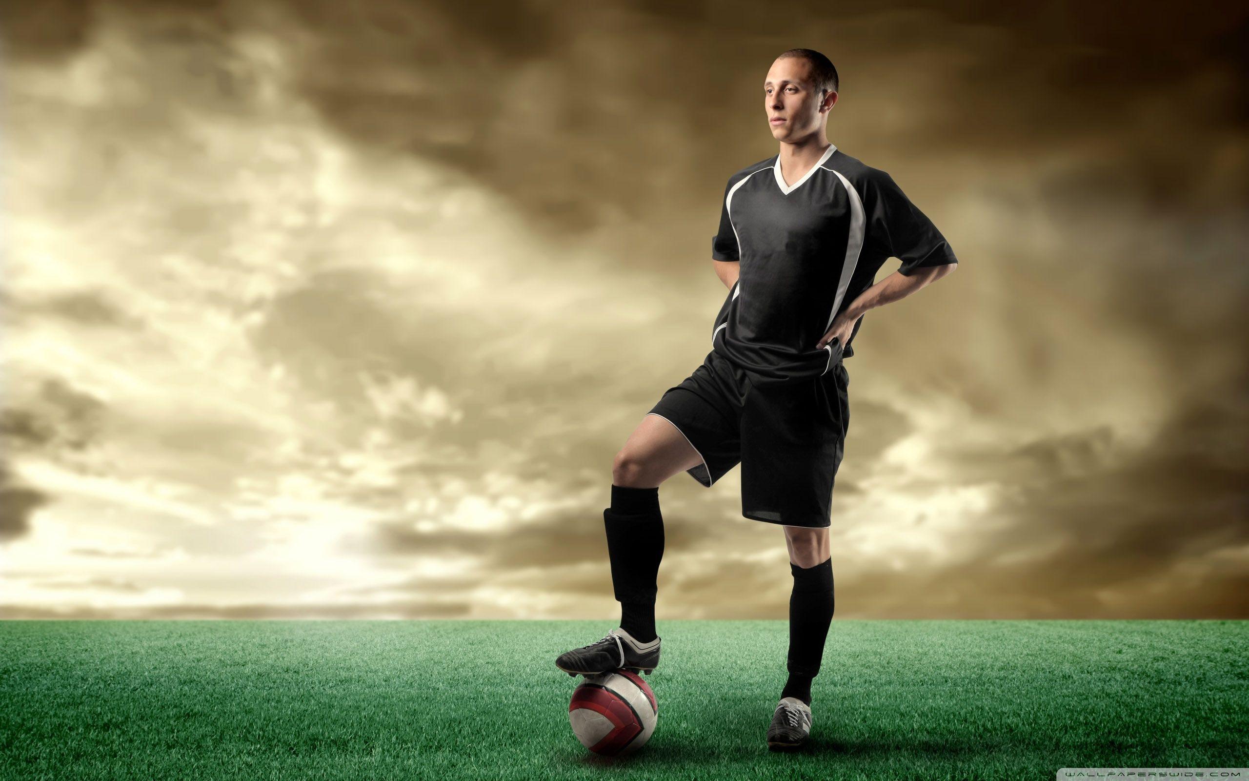Soccer Player HD desktop wallpaper, Fullscreen