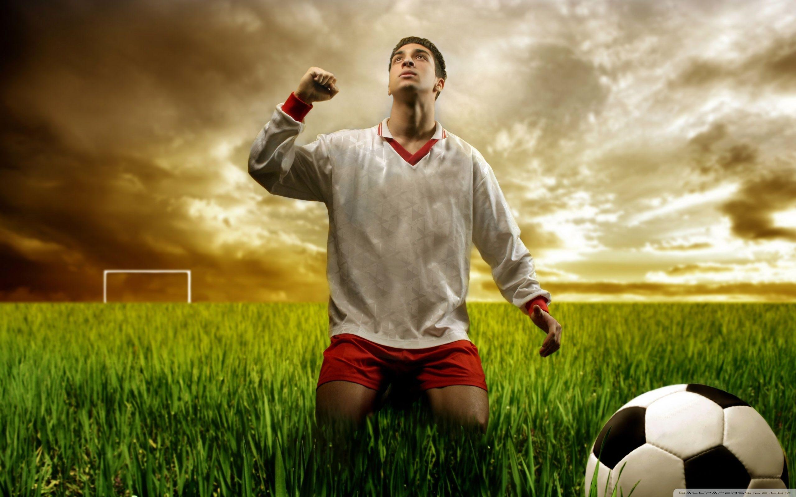 Soccer Player Praying HD desktop wallpaper, High Definition