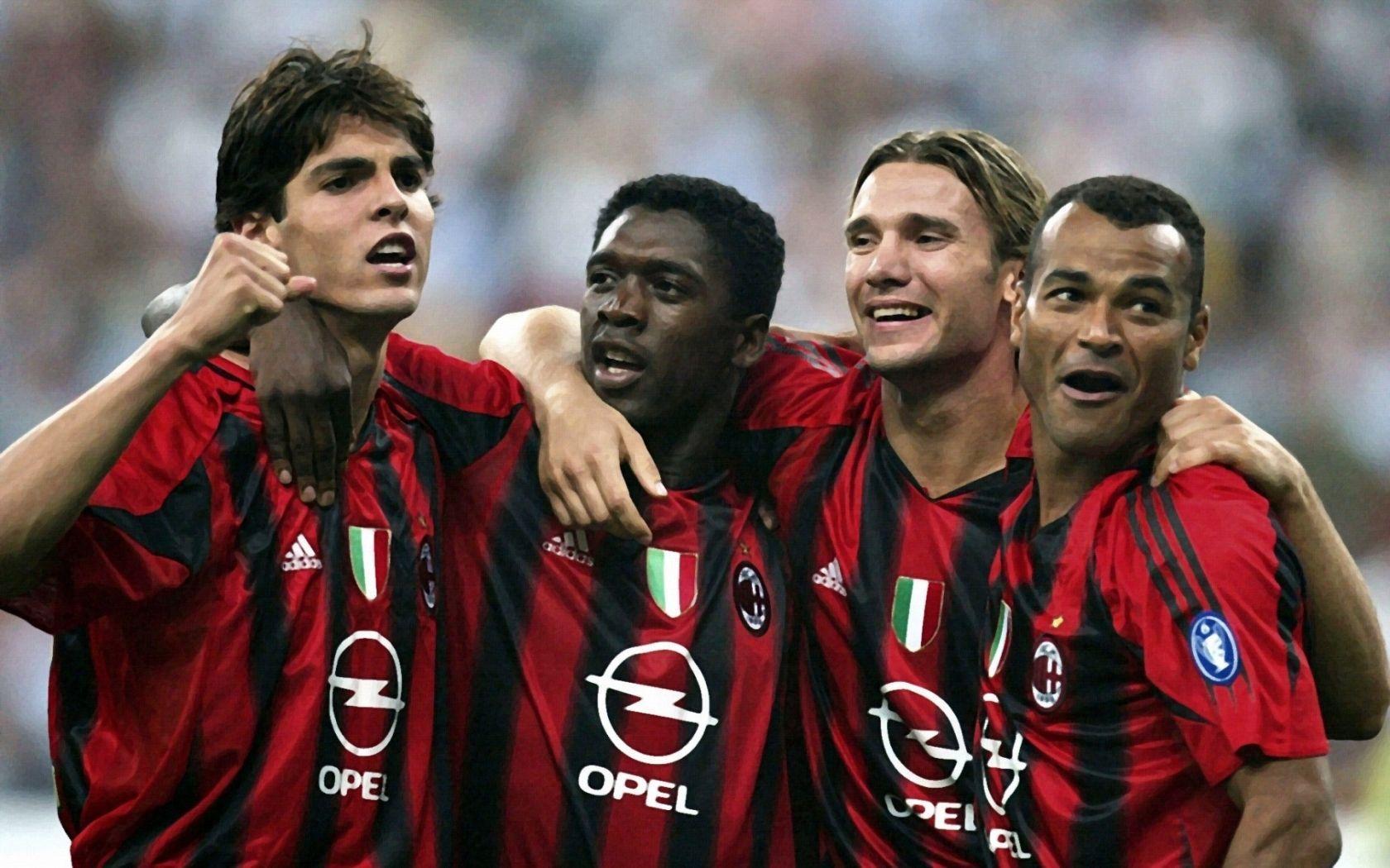 Milan Soccer Players Widescreen Wallpaper. Wide Wallpaper.NET