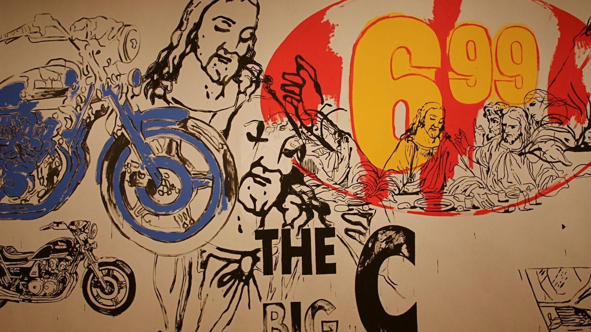 Andy Warhol, Jesus, Bike, Andy Warhol Art Wallpaper