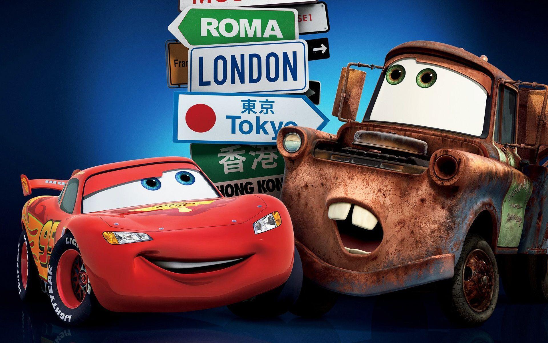 Cars Disney Pixar Cars 2 Full HD Wallpaper Image for iOS 7