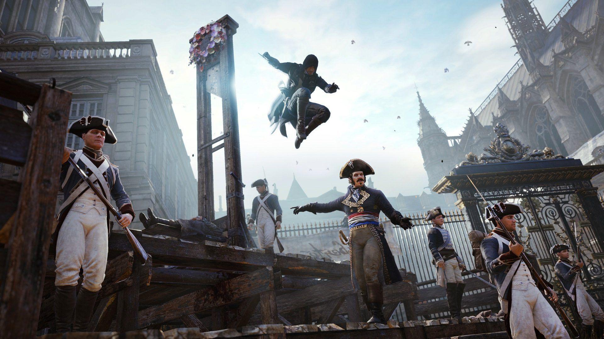 awesome assassins creed unity wallpaper 40773. Games
