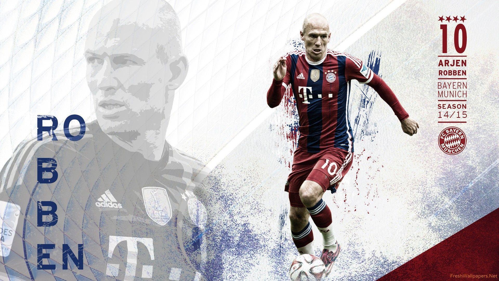 Arjen Robben 2015 FC Bayern Munich wallpaper