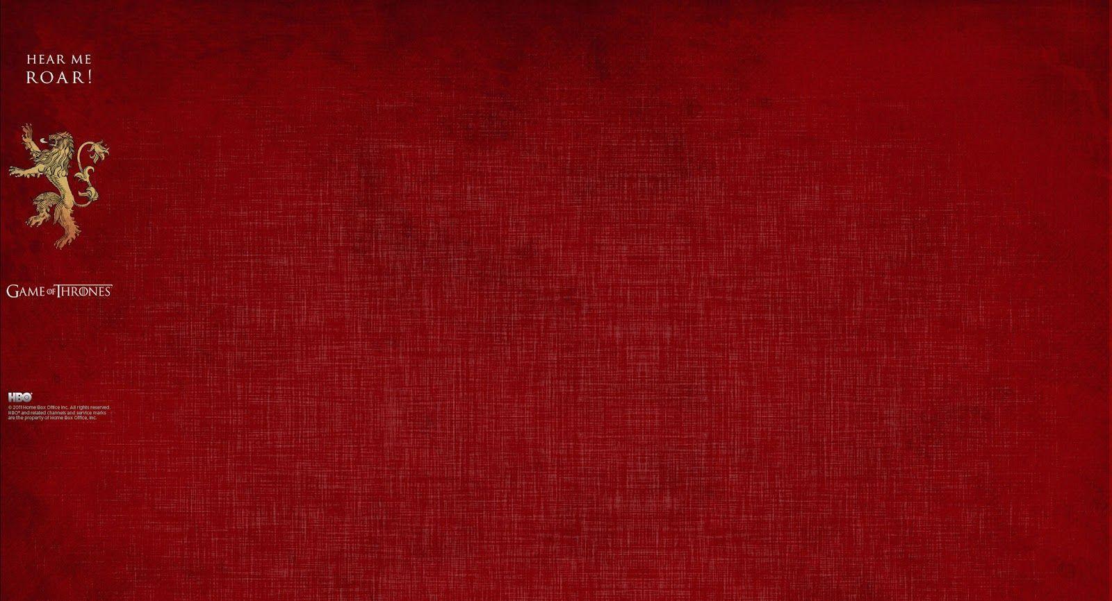 Game of Thrones, House Lannister Wallpaper. Game Of Thrones
