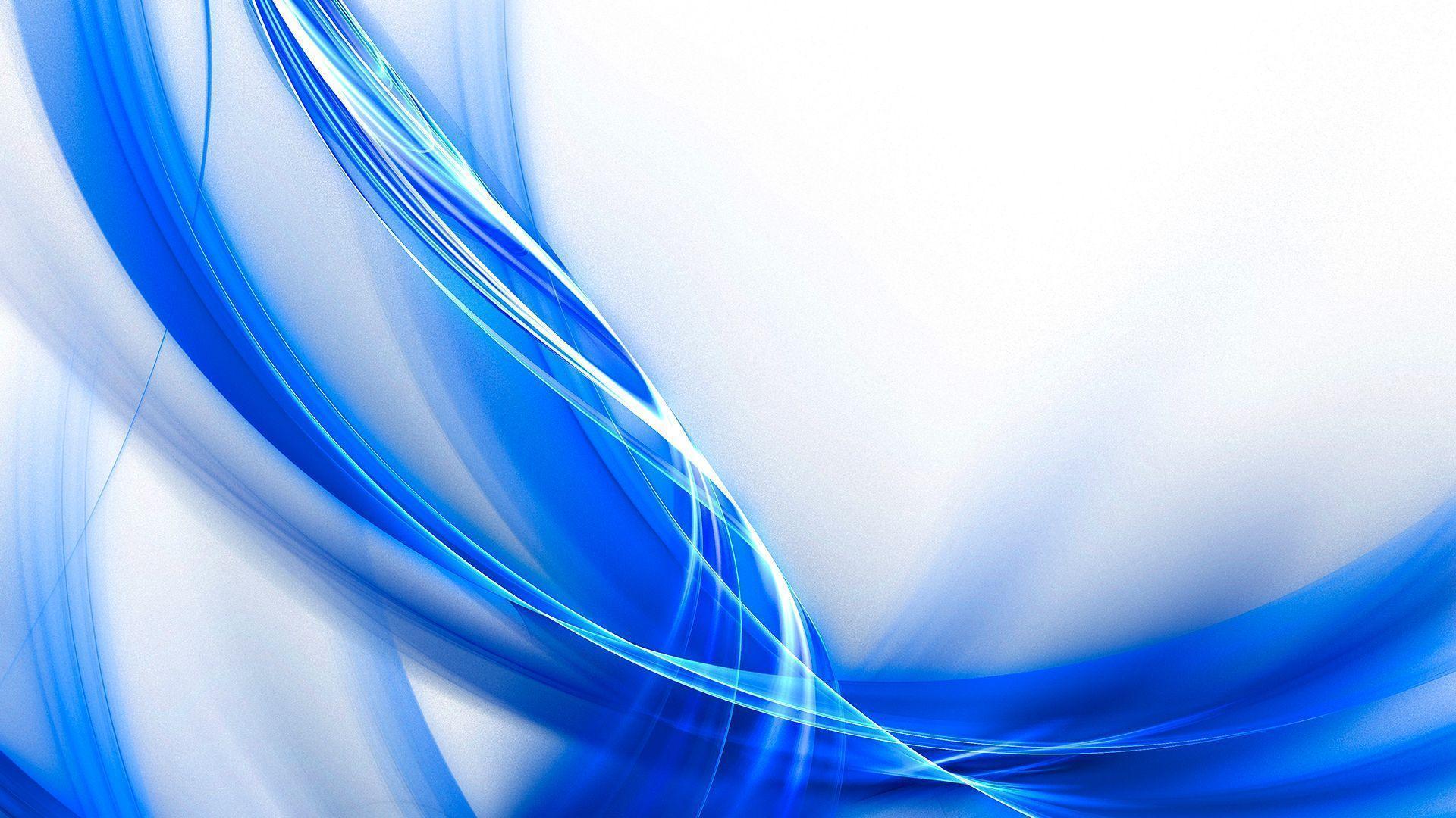 Blue White HD Wallpaper