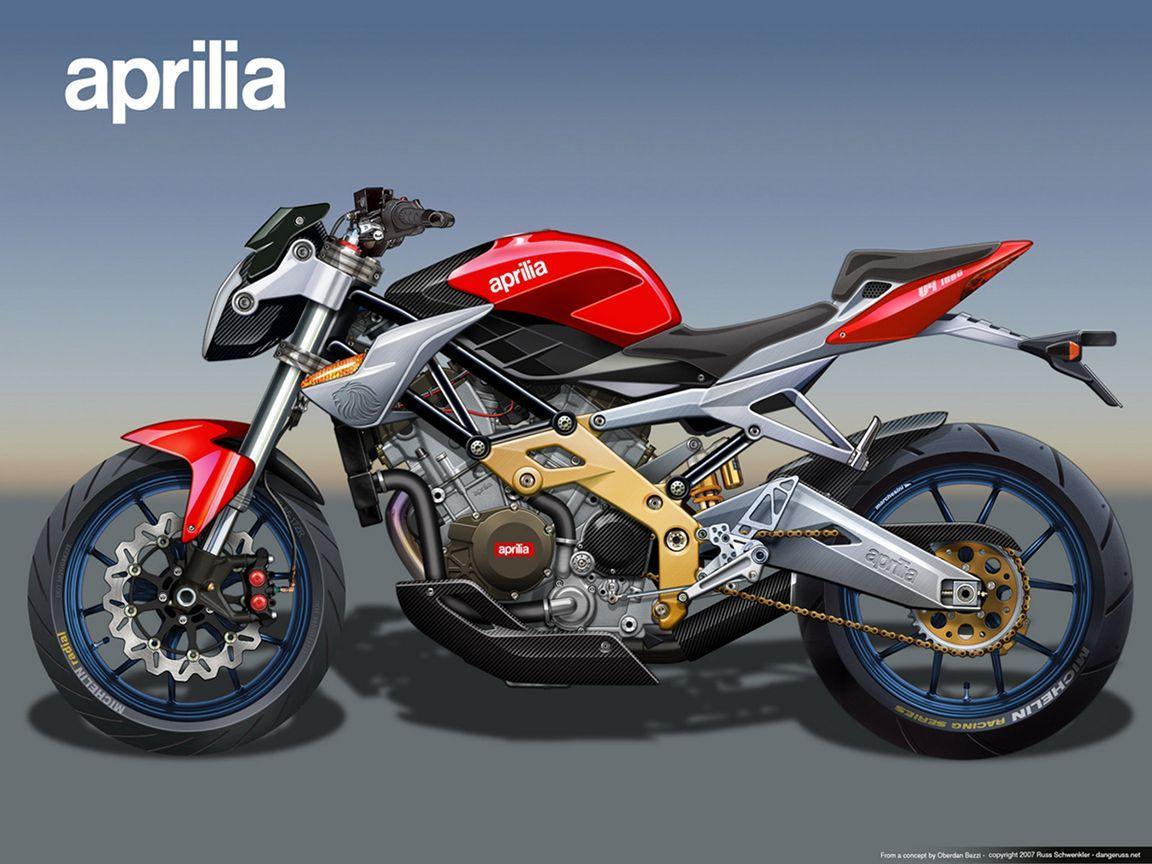 Full HD Wallpaper + Motorcycles, Aprilia, Vectors, Concepts