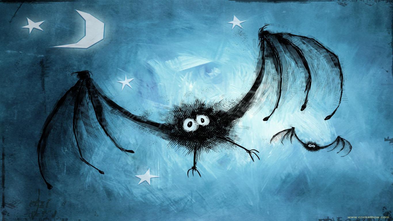 Halloween Bats HD Wallpaper