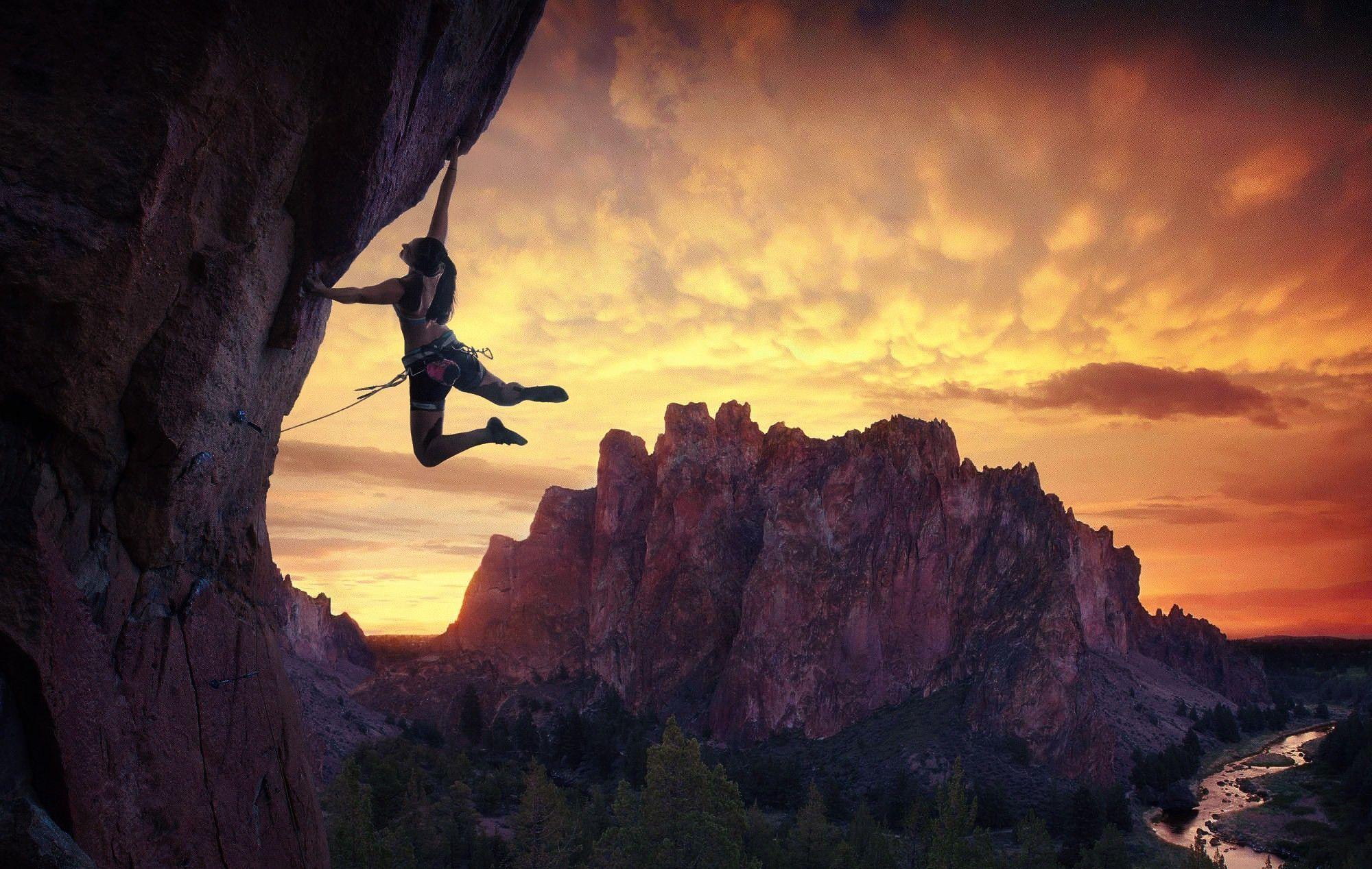 Rock Climbing Wallpaper