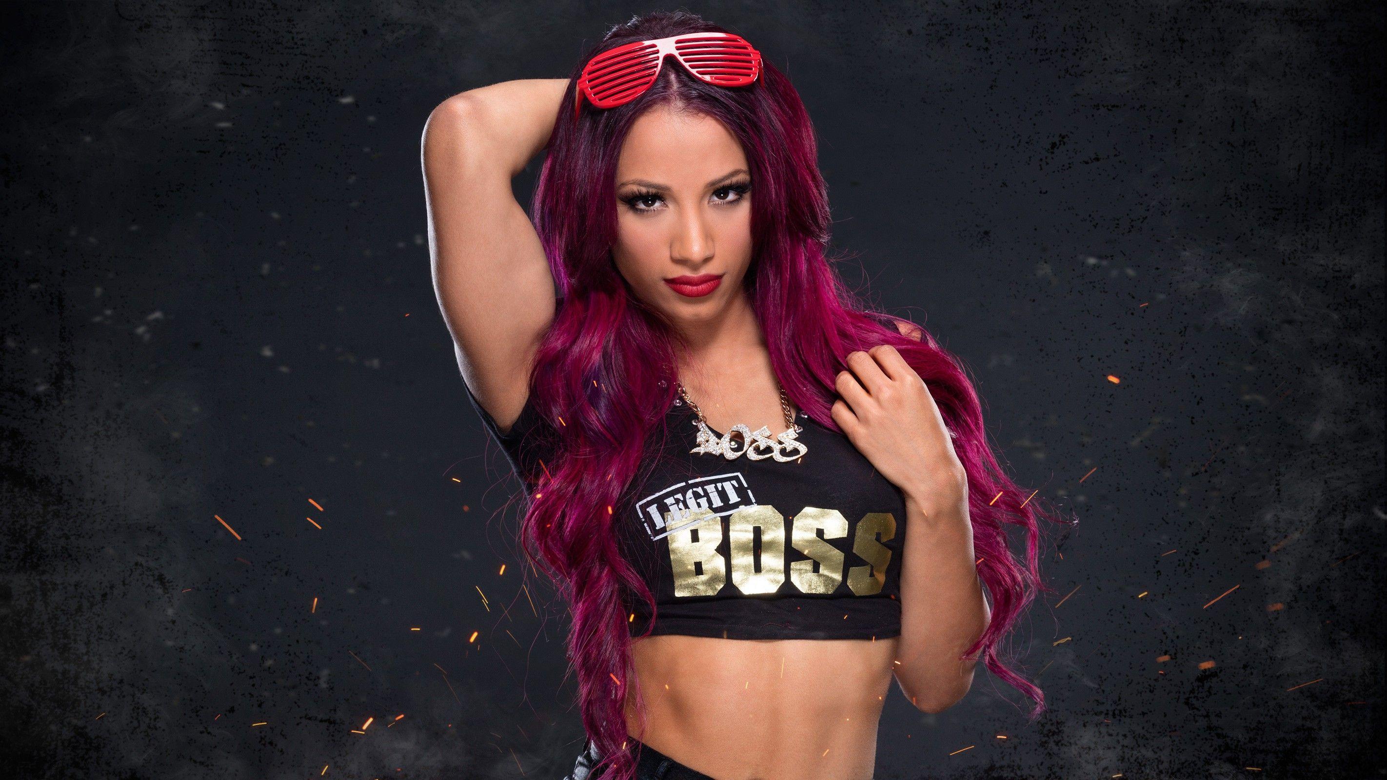 dyed hair, #purple hair, #WWE, #wrestling, #Sasha Banks
