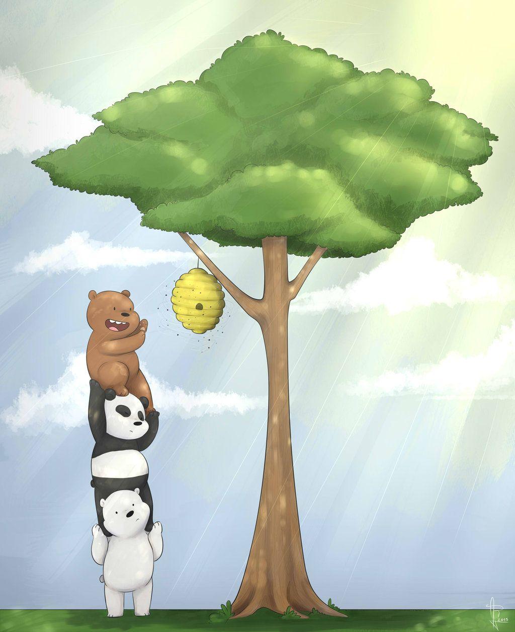 We Bare Bears Honey By Ivy Ros360