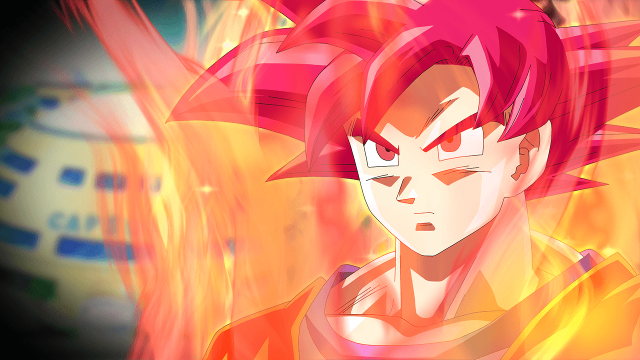 Super Saiyan God HD Wallpaper