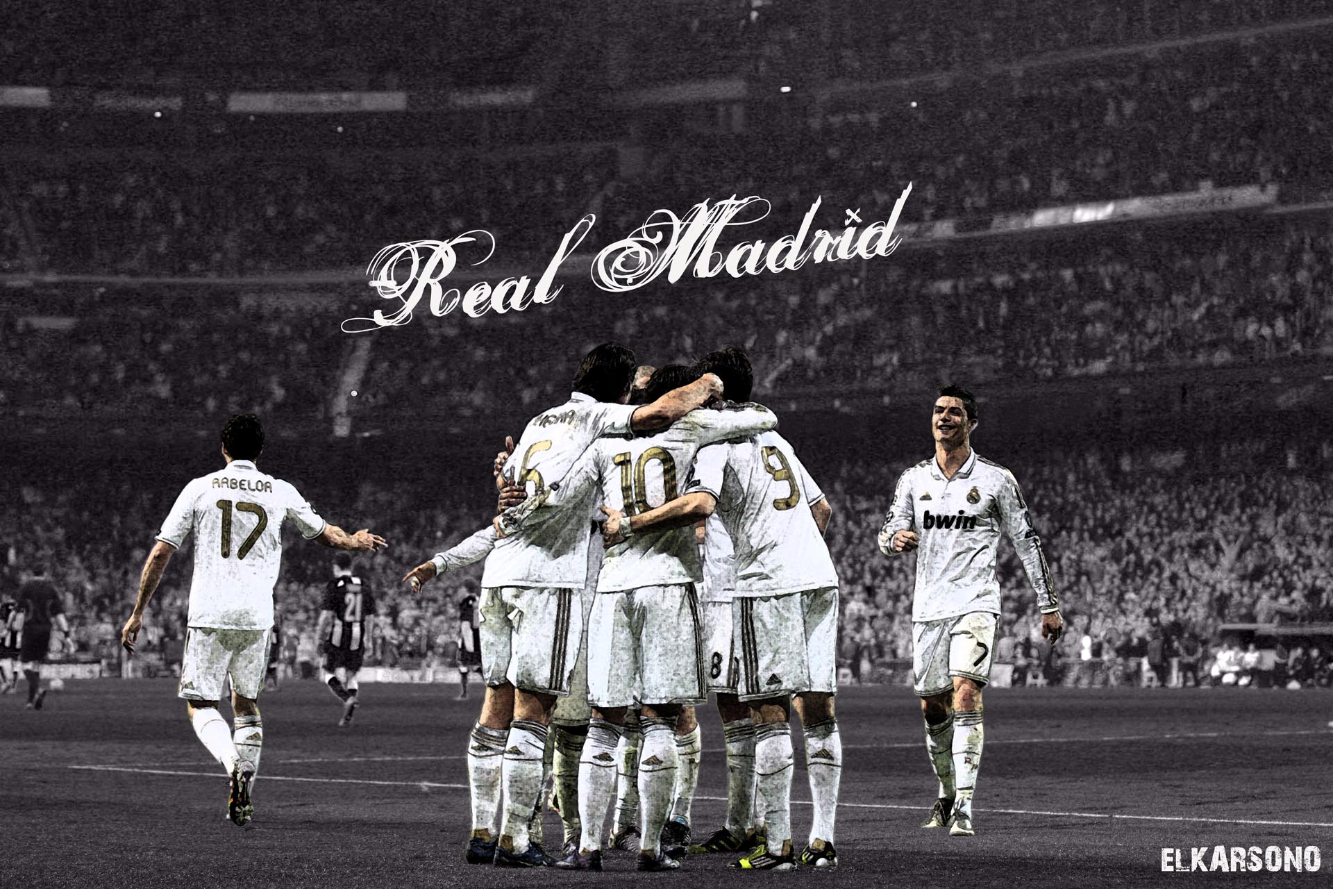 Real Madrid Team Huddle Wallpaper by HD Wallpaper Daily