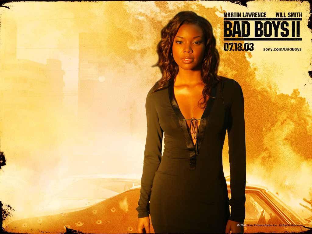 Download Wallpaper actress model yellow fire gabrielle union bad