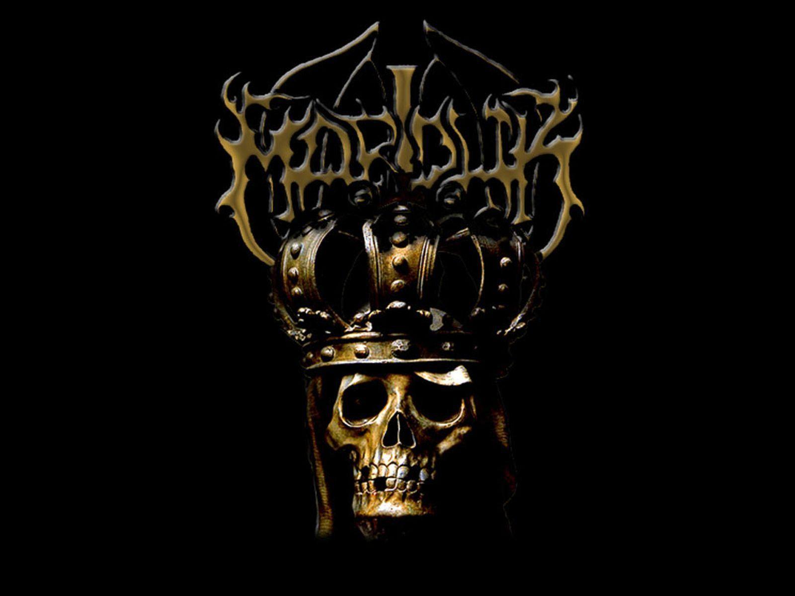 MARDUK black metal heavy hard rock dark skull skulls wallpaper