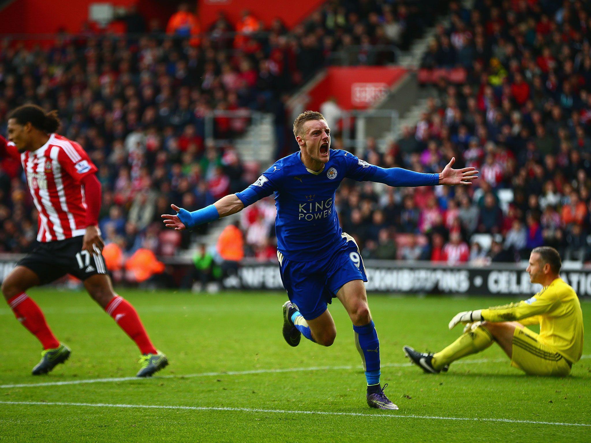 Southampton vs Leicester City match report: Jamie Vardy double