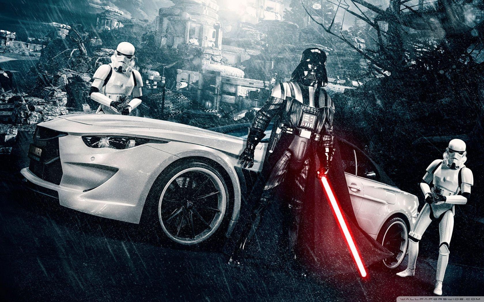 Darth Vader and Stormtroopers HD desktop wallpaper, High
