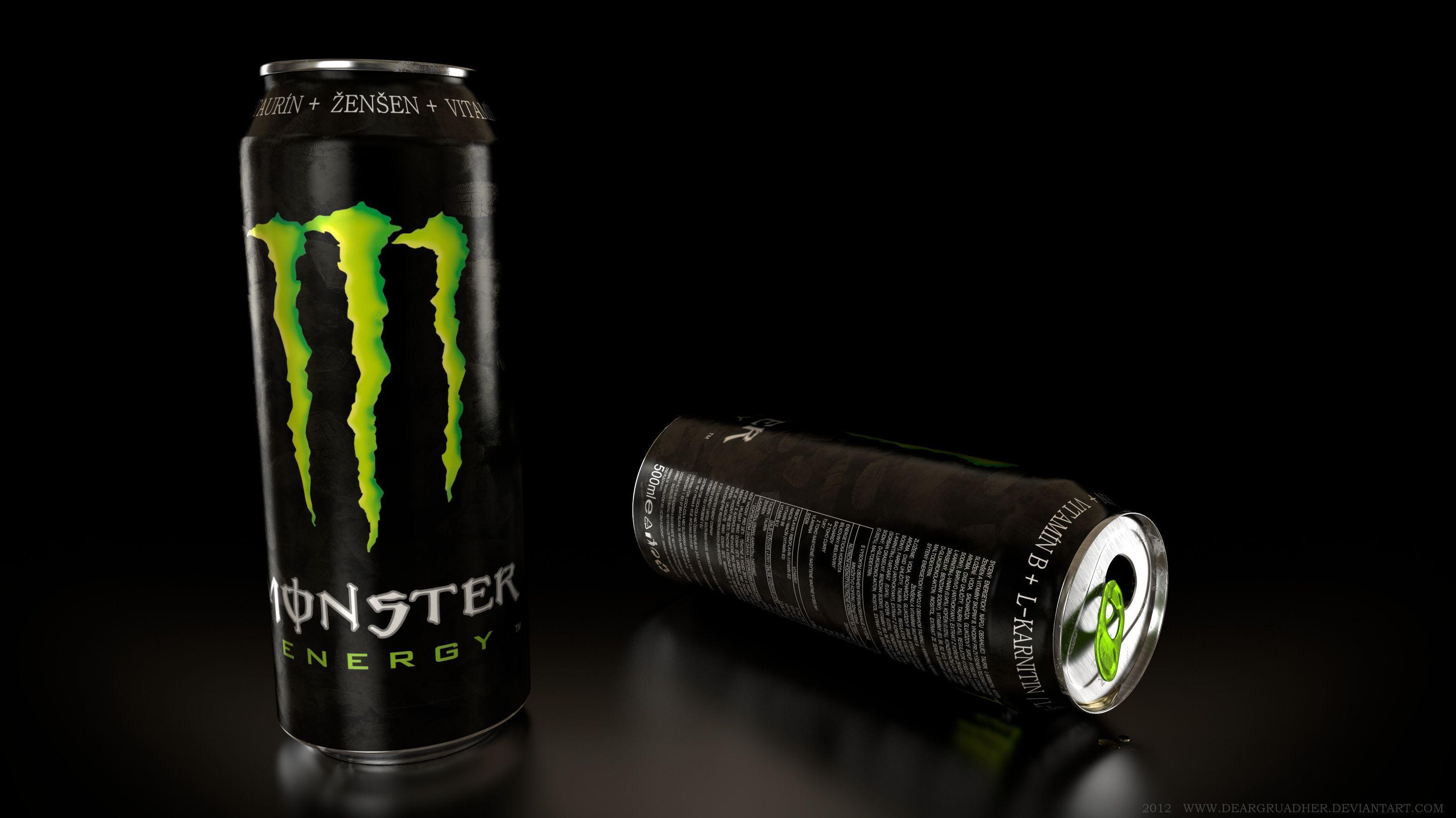 Food Monster Energy Drink 2592x997px