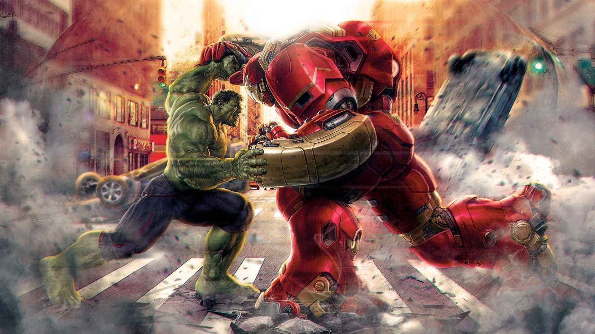 Hulk Vs Hulkbuster Avengers Age Of Ultron Wallpaper By Steeven7620