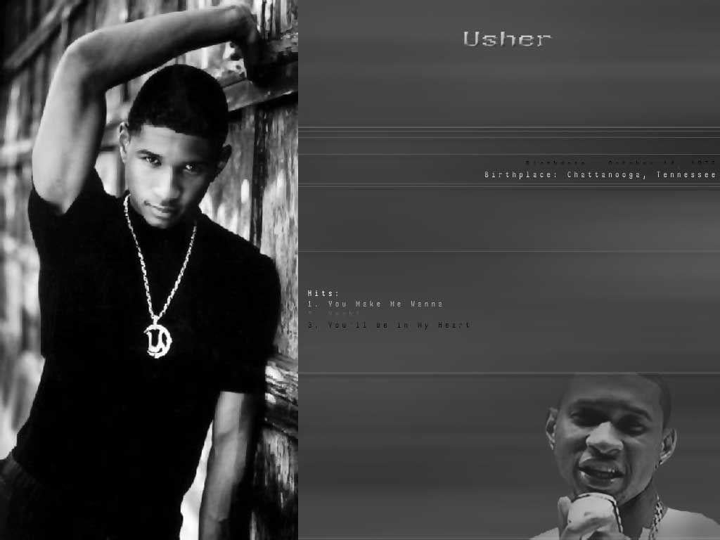 Free desktop wallpaper, Usher