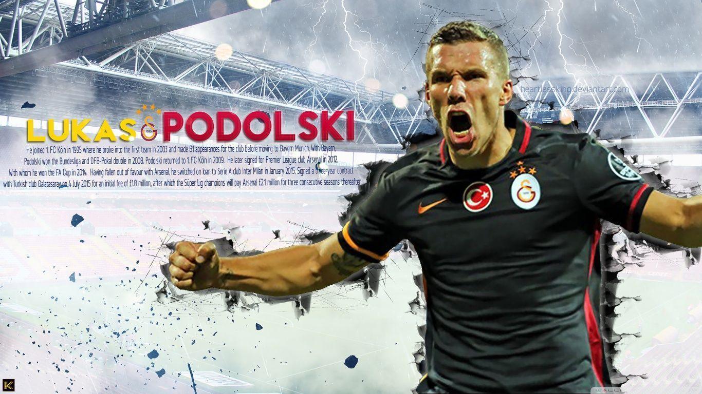 Lukas Podolski HD desktop wallpaper, High Definition