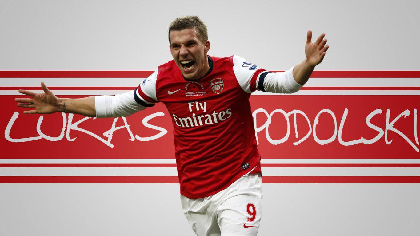 Top Keywords. Picture for Lukas Podolski Arsenal Wallpaper
