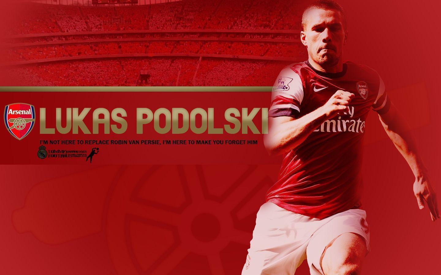 Lukas Podolski. HD Football Wallpaper