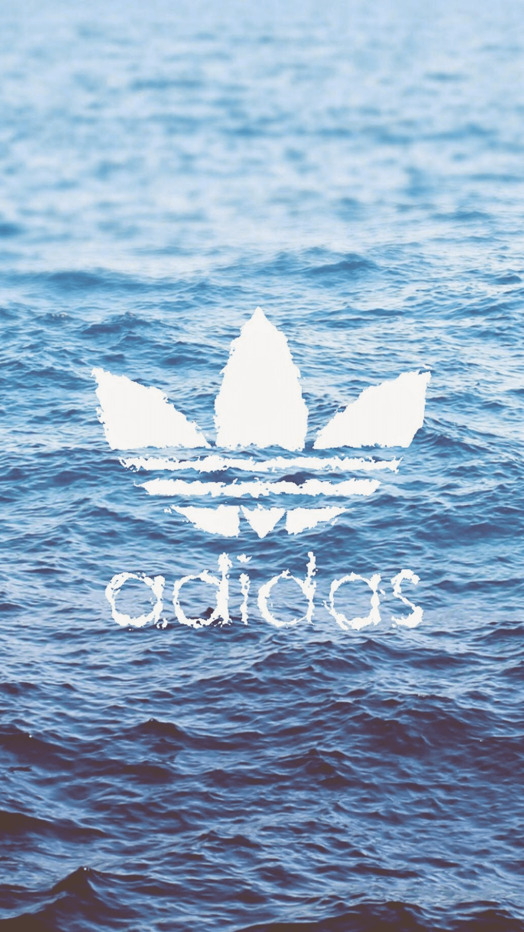Adidas Logo Over Water iPhone 6 Plus Wallpaper (1080x1920)