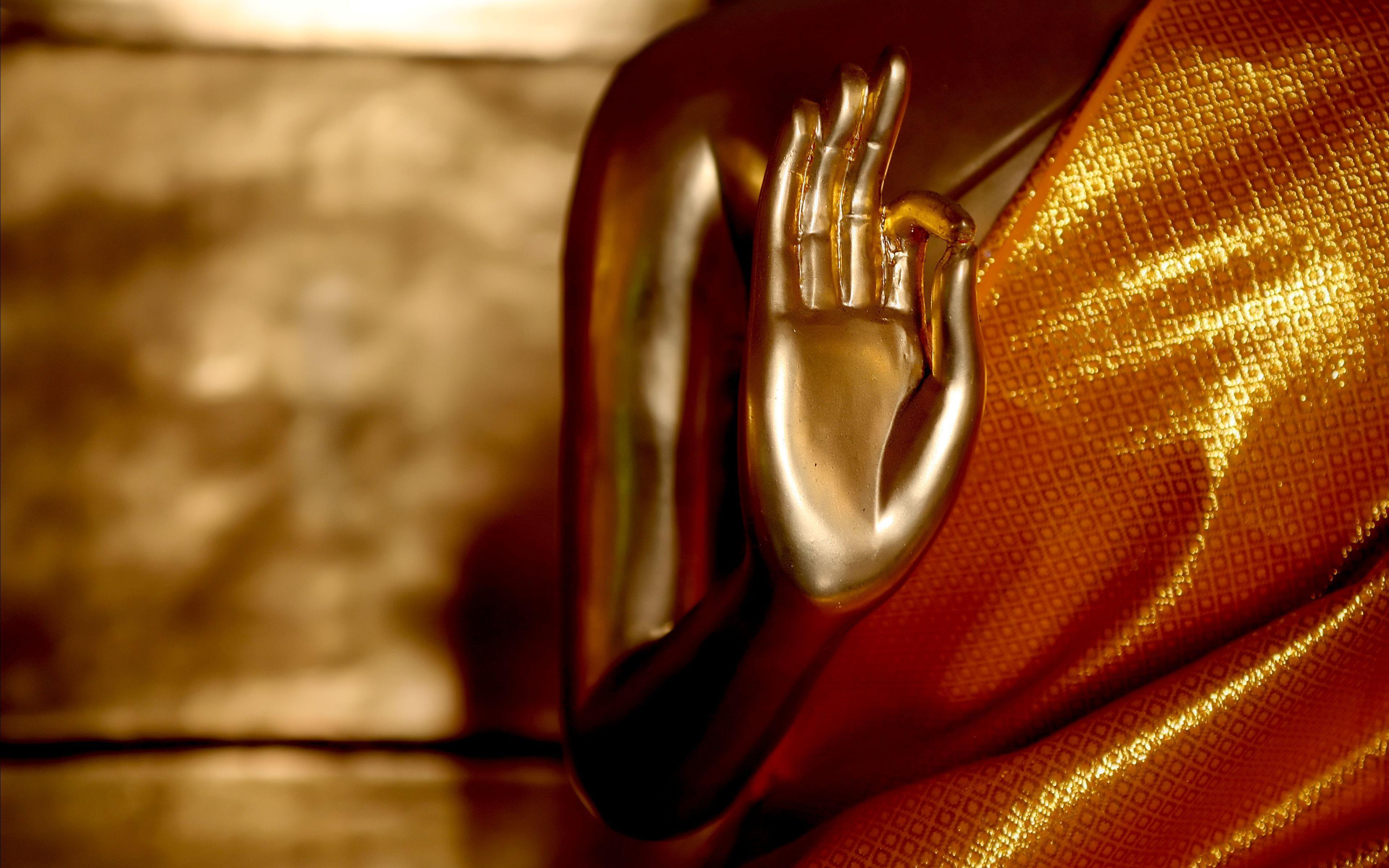 The Golden Light Of The Gautama Buddha wallpaper