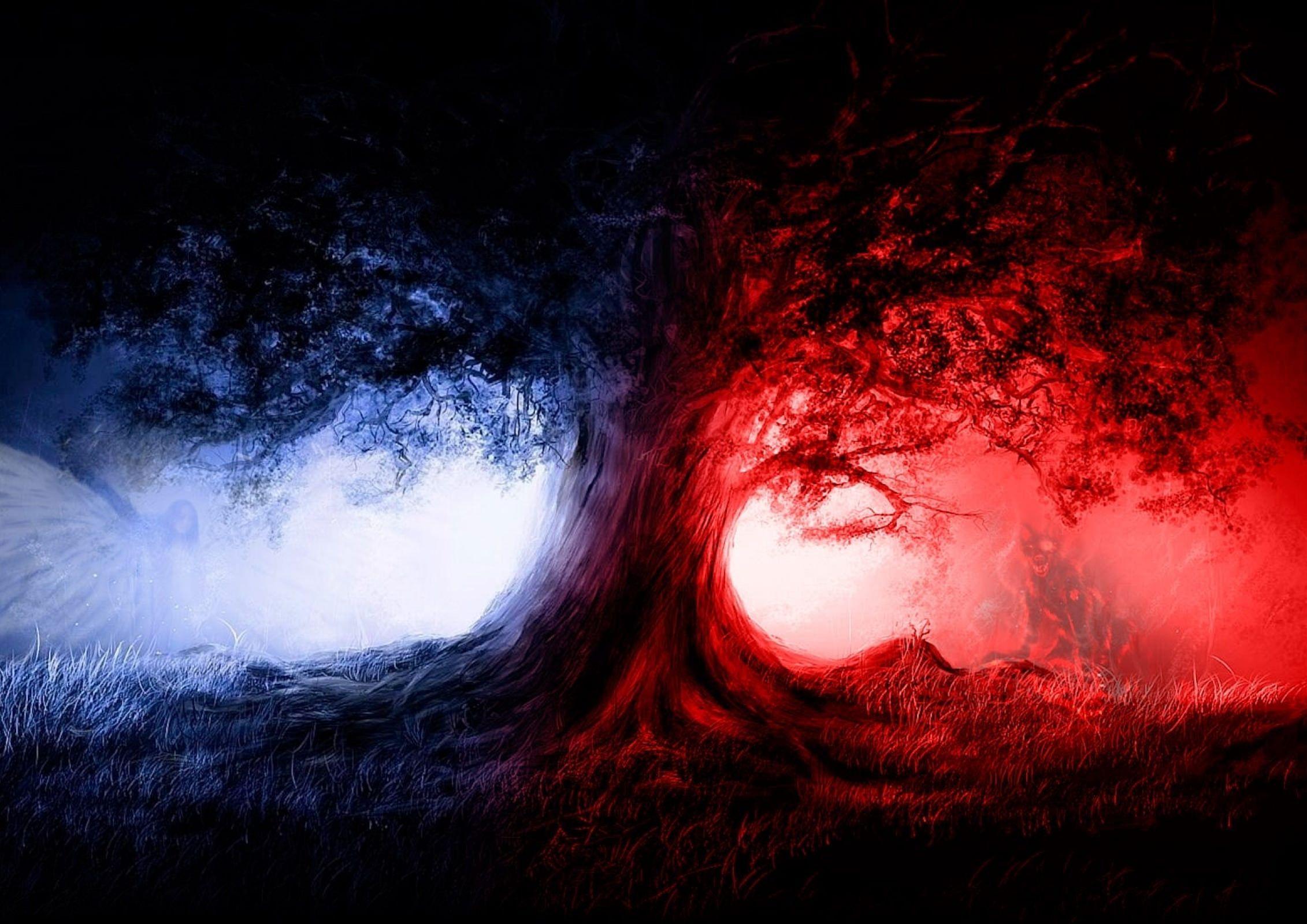 Red & Blue Background
