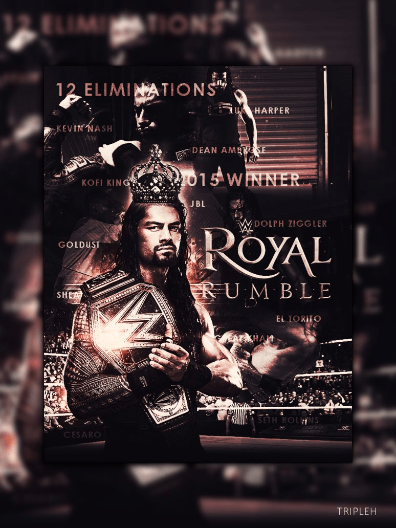 Wallpaper Roman Reigns Royal Rumble By Tripleh On Rr Logo HD Of