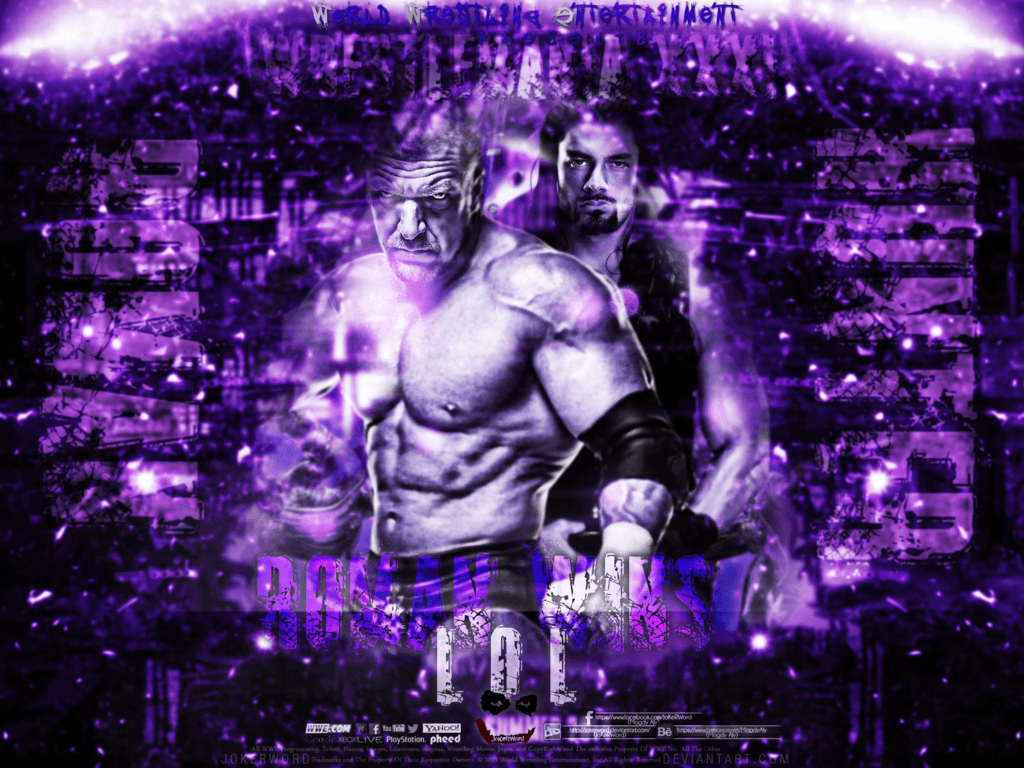 Triple H VS Roman Reigns Wrestlemania 31 Wallpaper