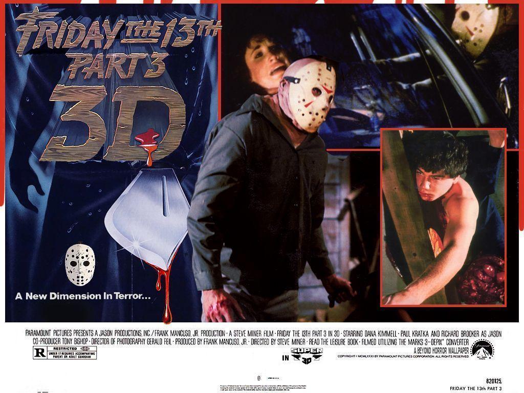 80s Horror image Friday the 13th Part 3 HD wallpaper