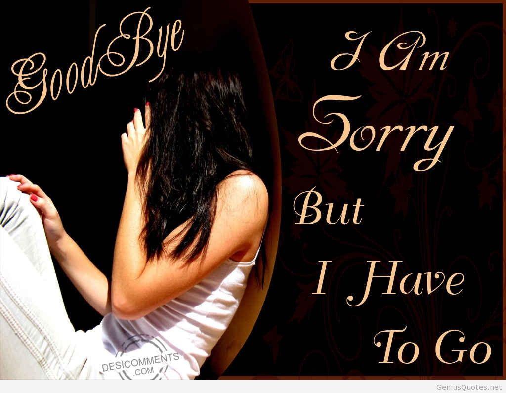 Sorry and I'm sorry quotes with wallpaper
