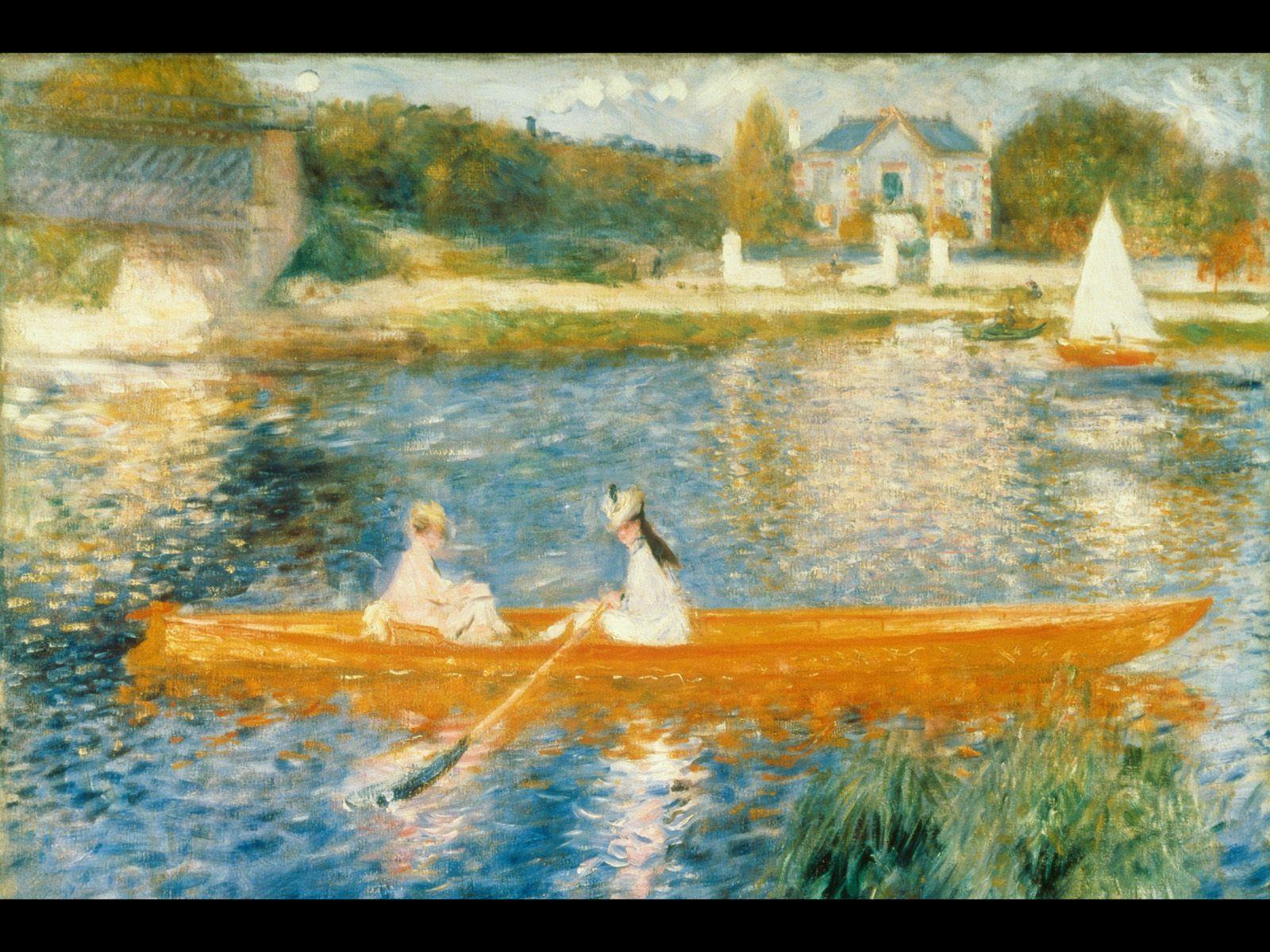 The Seine At Asnieres, Renoir, 1878 7537