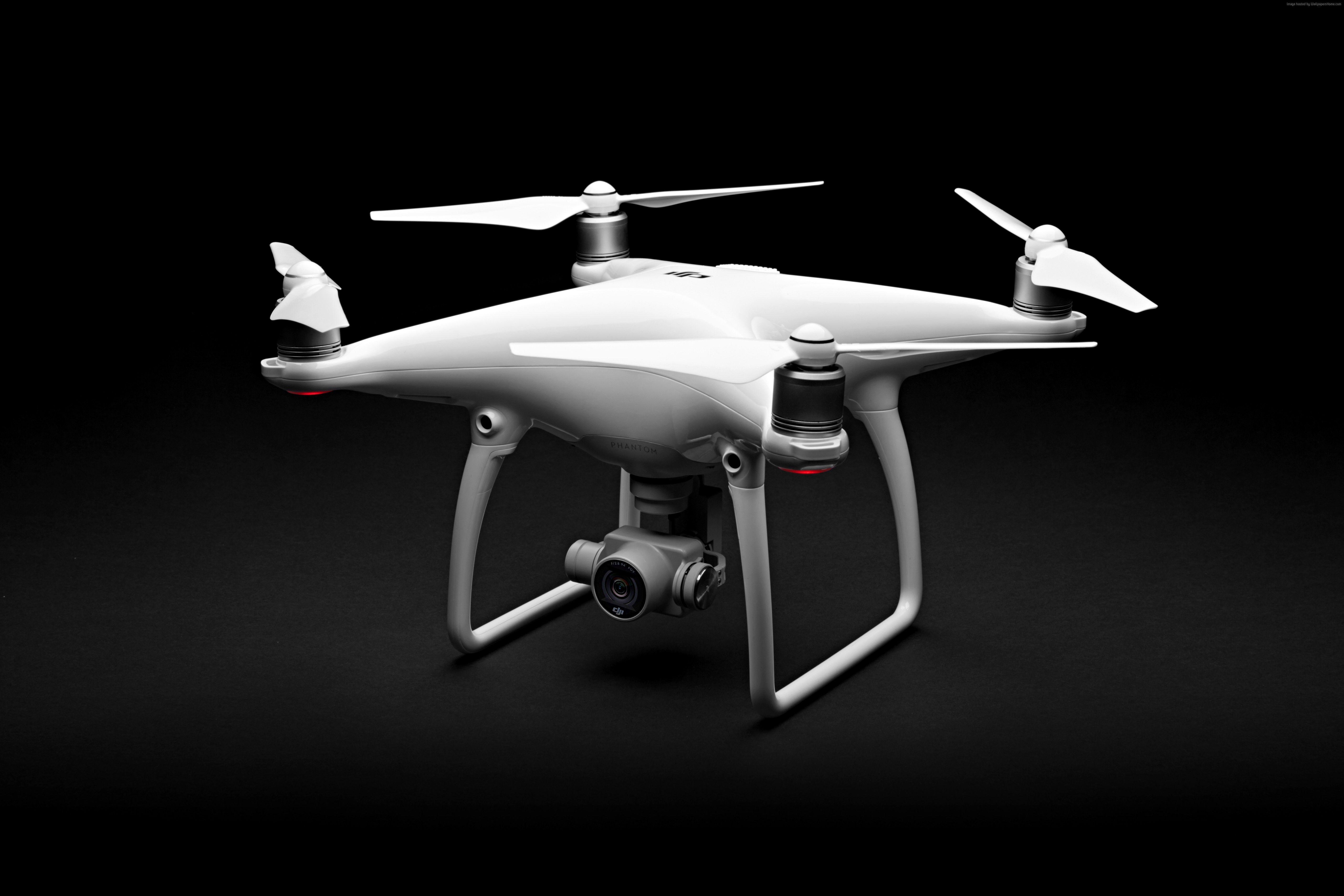 DJI Phantom 4 Wallpaper, Hi Tech: DJI Phantom Drone, Quadcopter