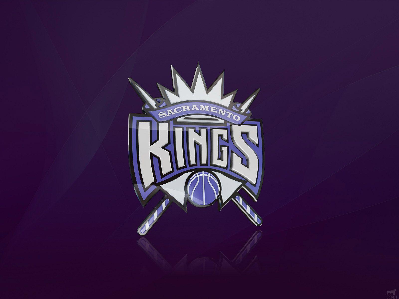 Sacramento Kings Logo 3D Wallpaper. Basketball Wallpaper at