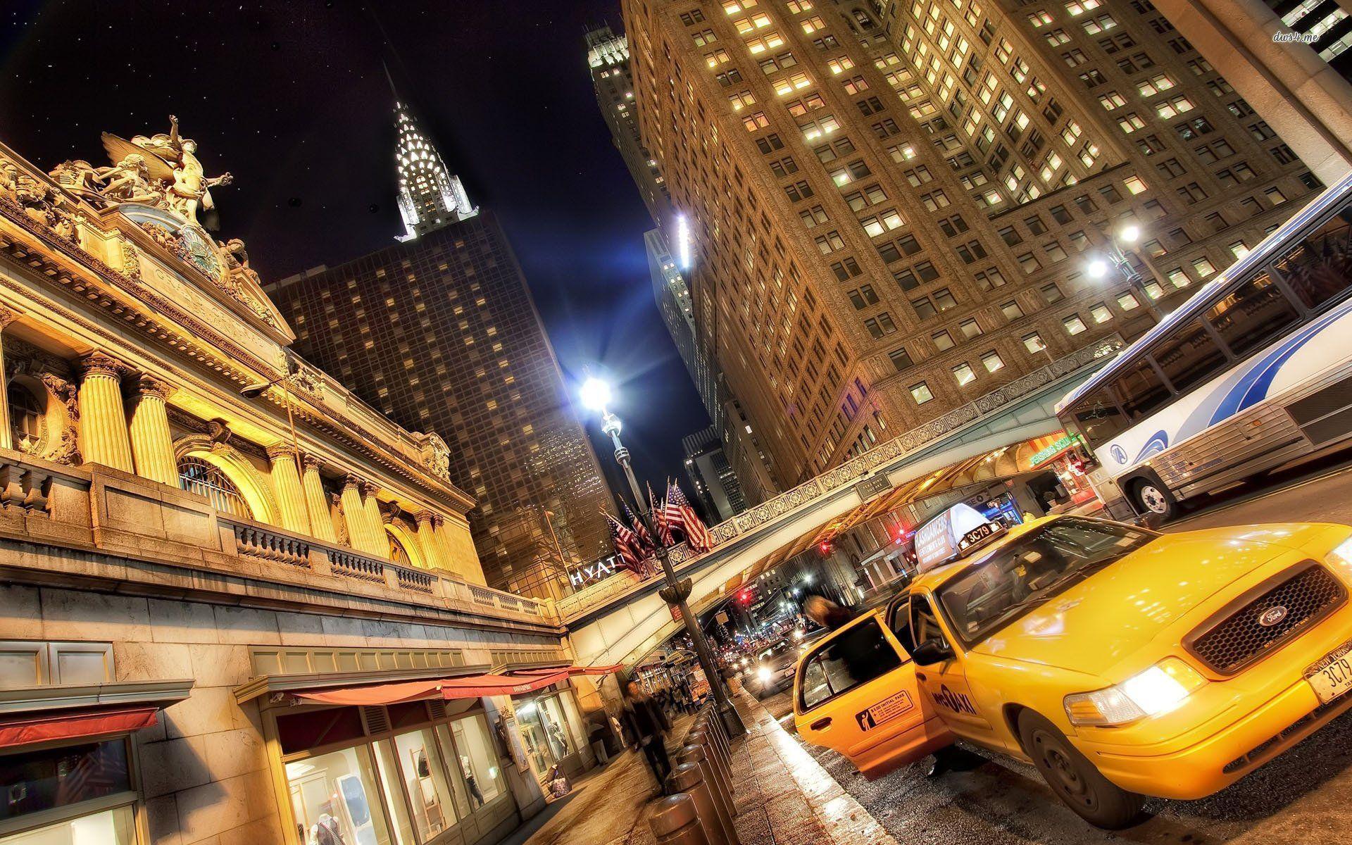 New York Yellow Taxi Wallpaper