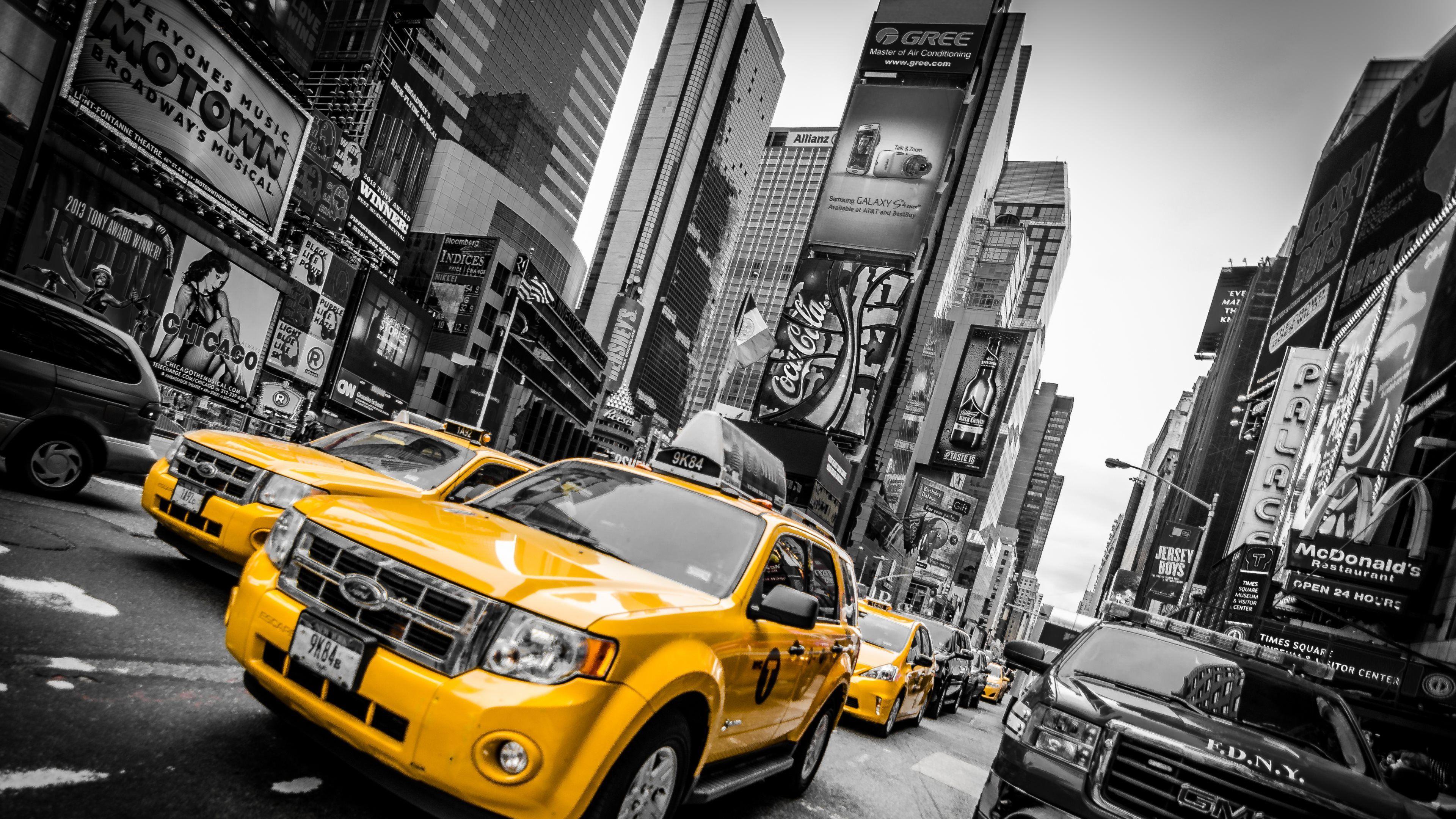 Download New York Wallpaper Yellow Taxi Gallery