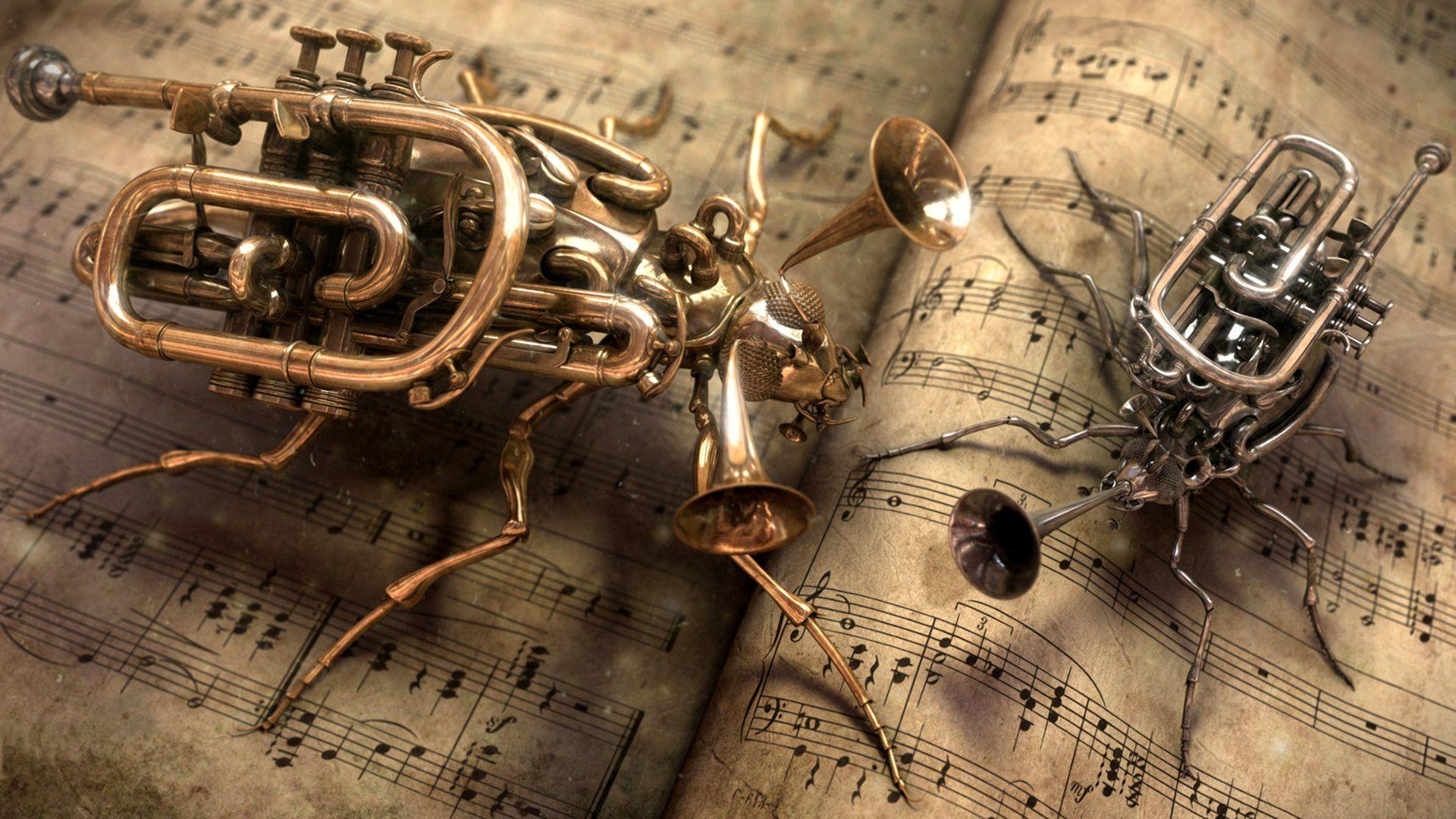 Music Insects Wallpaper