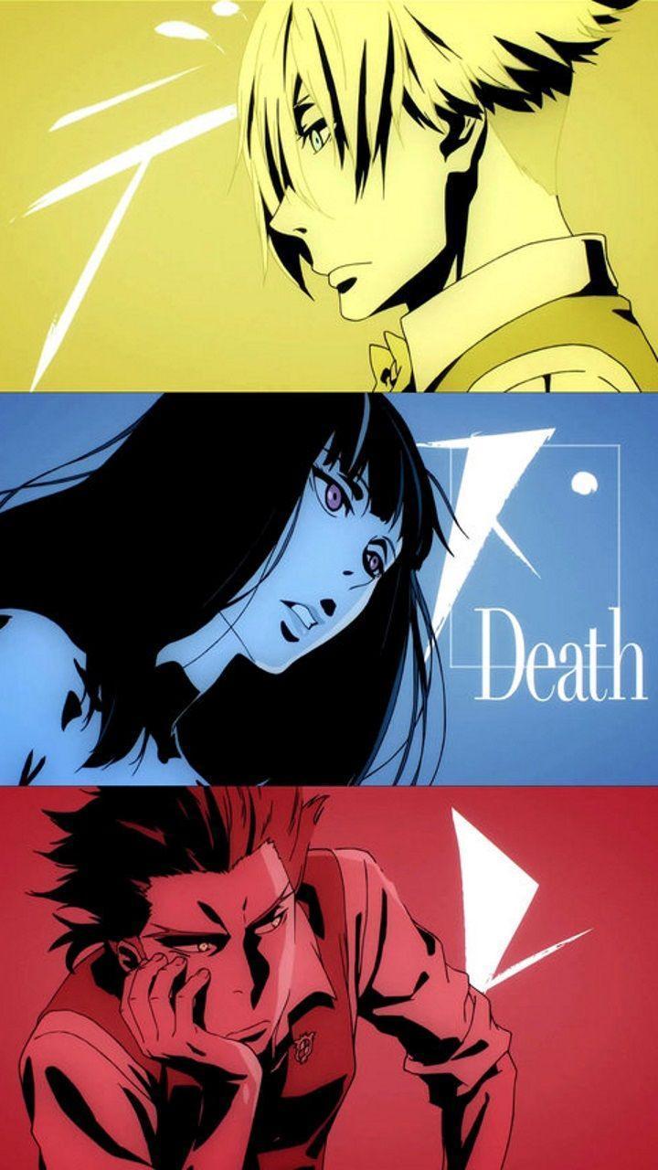 Death Parade anime wallpaper for smartphones. Decim, Nona and Chiyuki