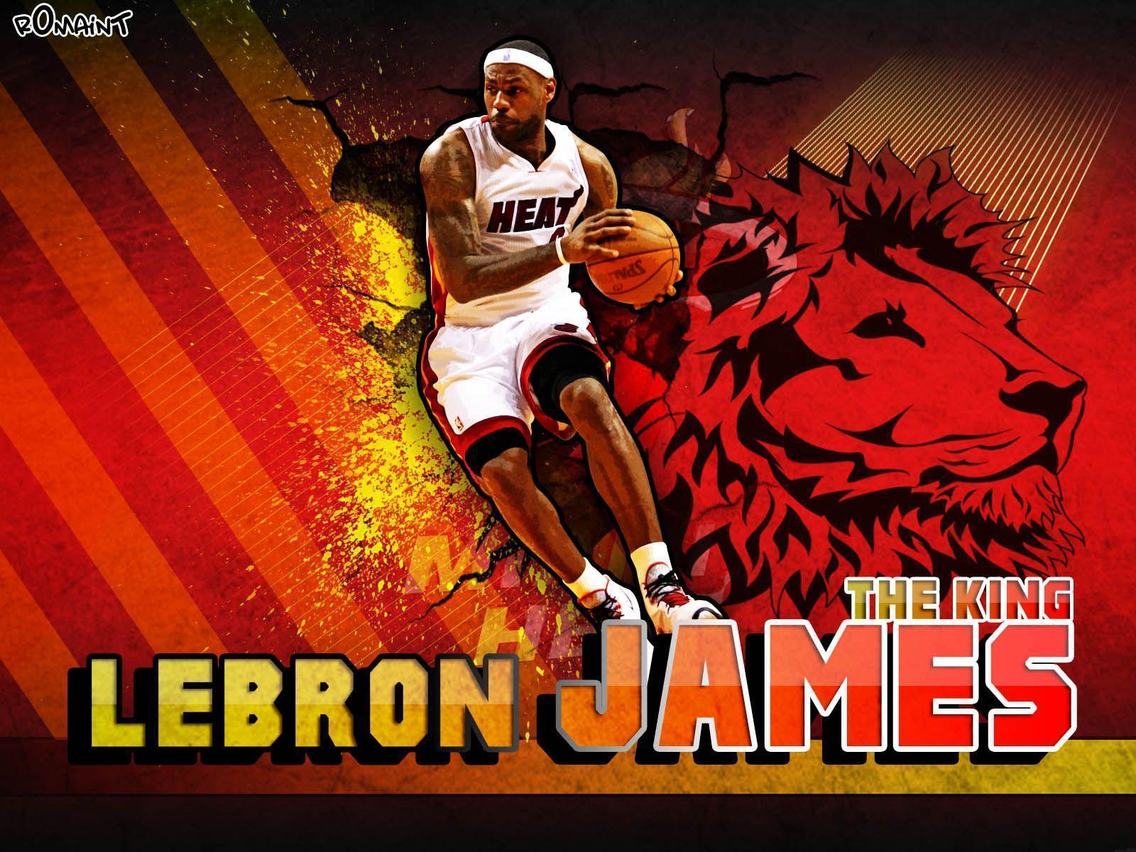 LeBron James Wallpaper Heat, Full HD 1080p, Best HD LeBron James