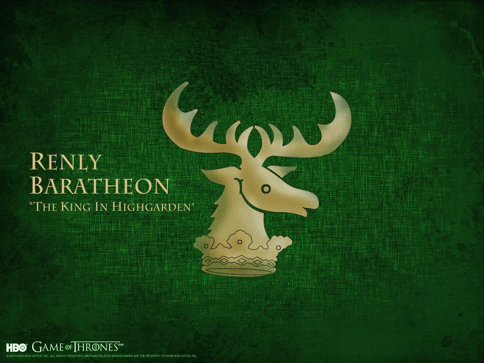 House Baratheon. When you play a game of thrones you win