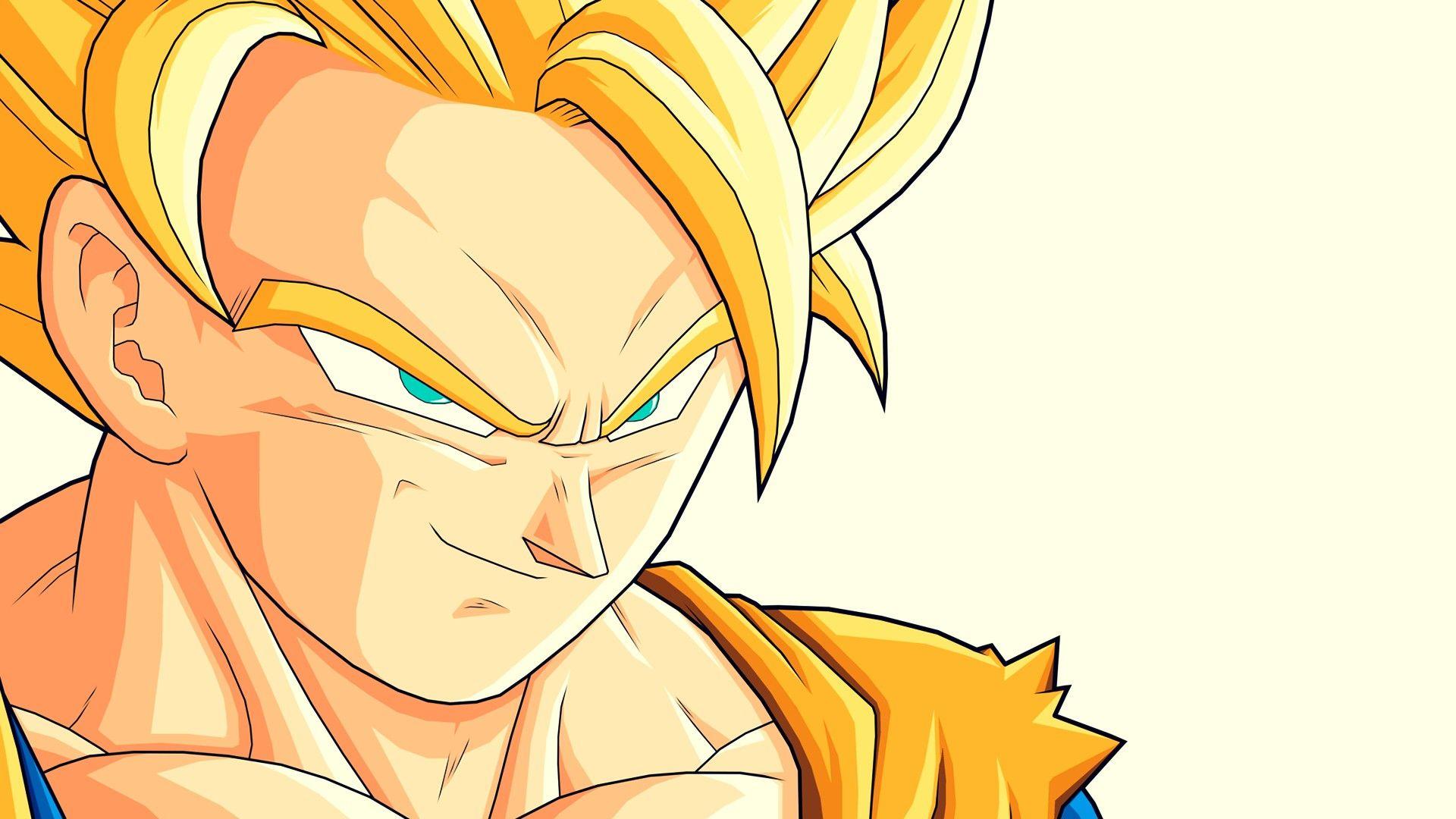 Goku Super Saiyan Wallpaper PC 0629. Desenhos Nice